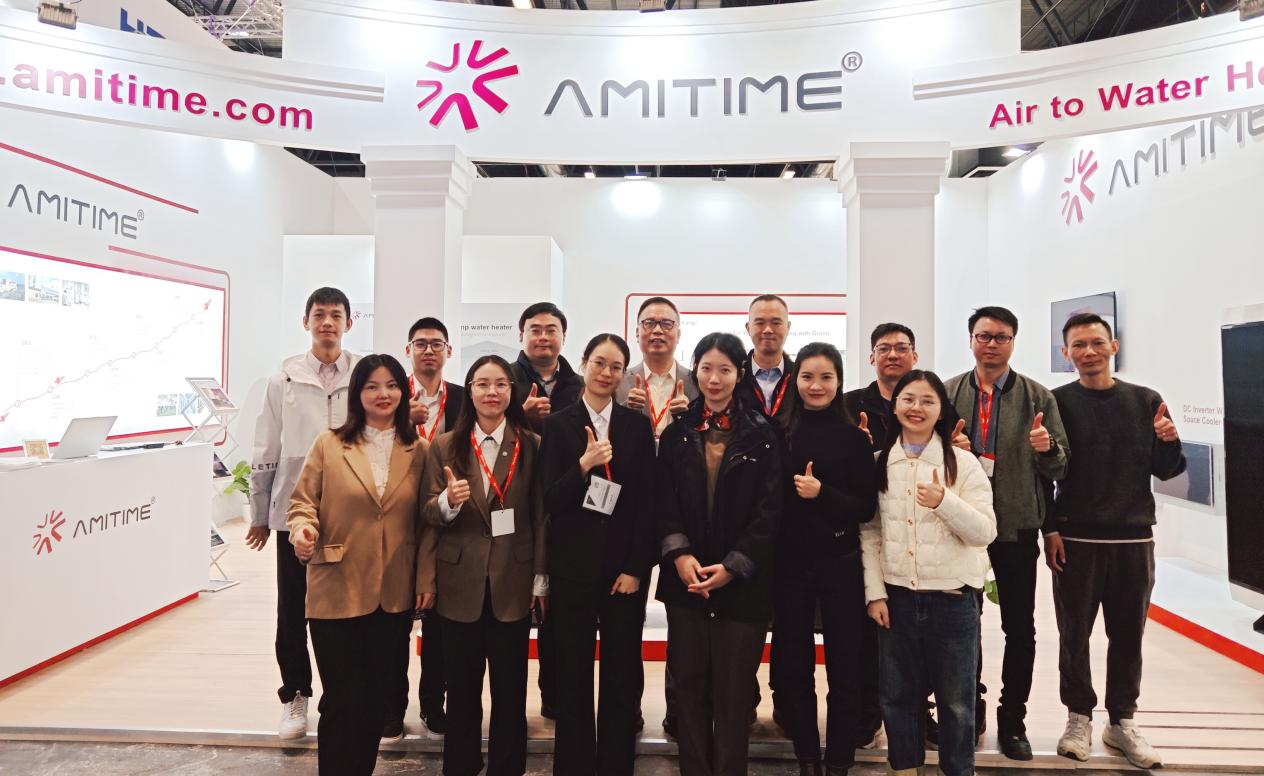 AMITIME Shines at 2025 C&R: Innovative Heat Pumps Lead Sustainable Future