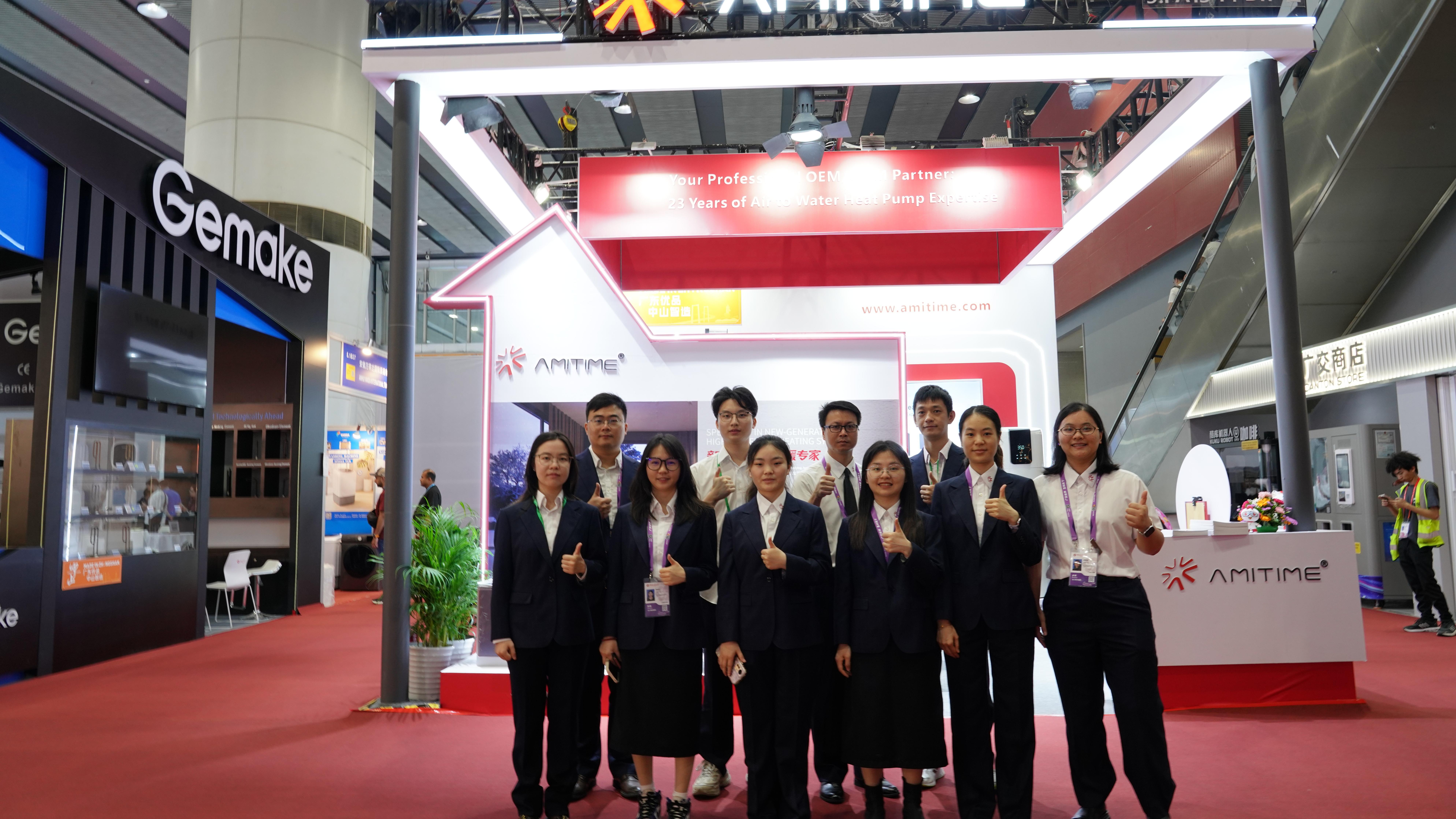 Global Media Spotlight | AMITIME Showcases Heat Pump Innovation at the 139th Canton Fair