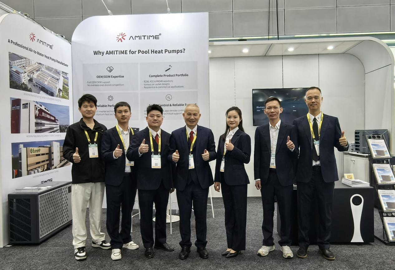 AMITIME at SPLASH! 2026: A New Step into the Global Pool Heat Pump Market