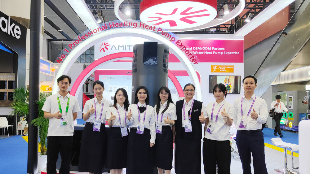 AMITIME Showcases Heat Pump Solutions at the 140th Canton Fair